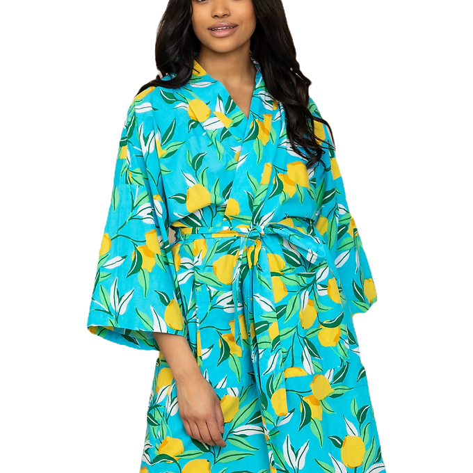 Lemon Zest Short Robe