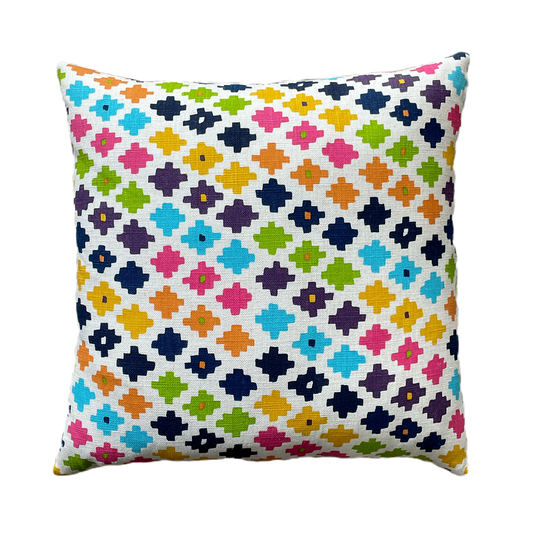 Colorful Geometric Pillow