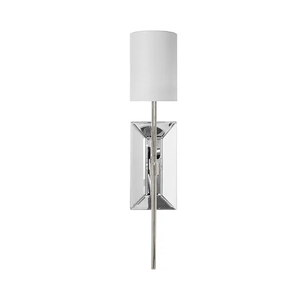 Rectangular Silver Sconce