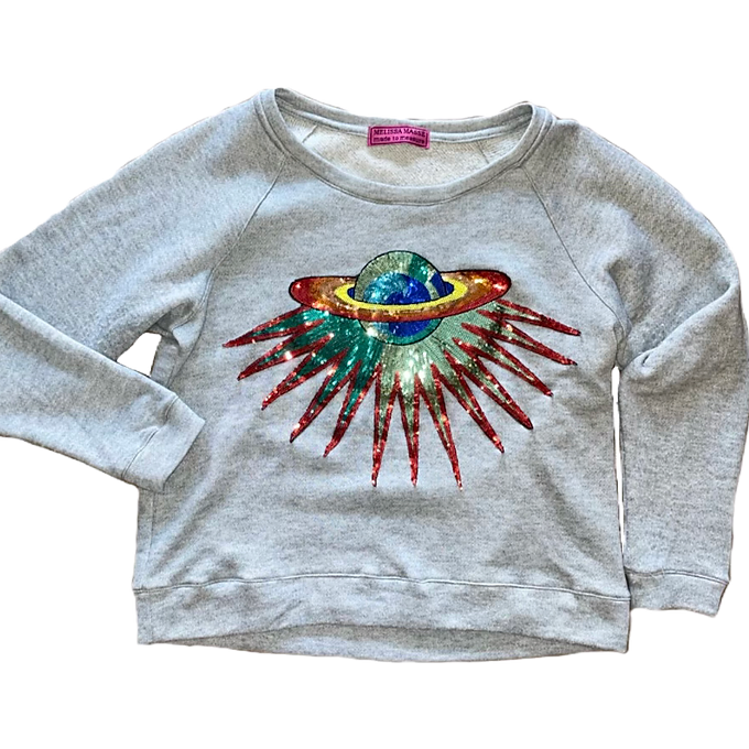 Sequin Planet Sweatshirt