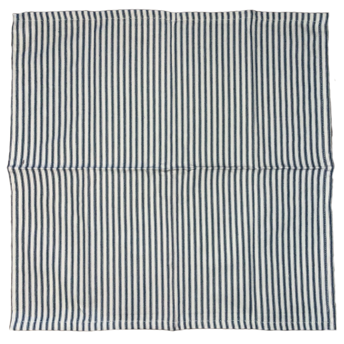 Navy Ticking Stripes Napkin