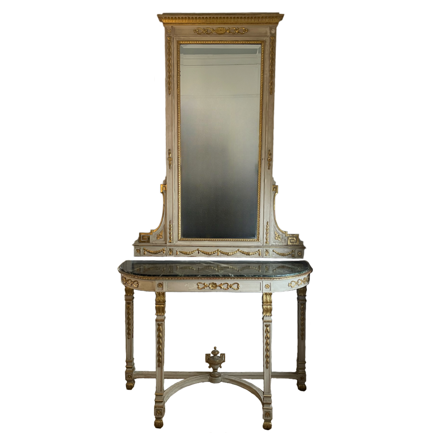 Antique Italian Console & Mirror