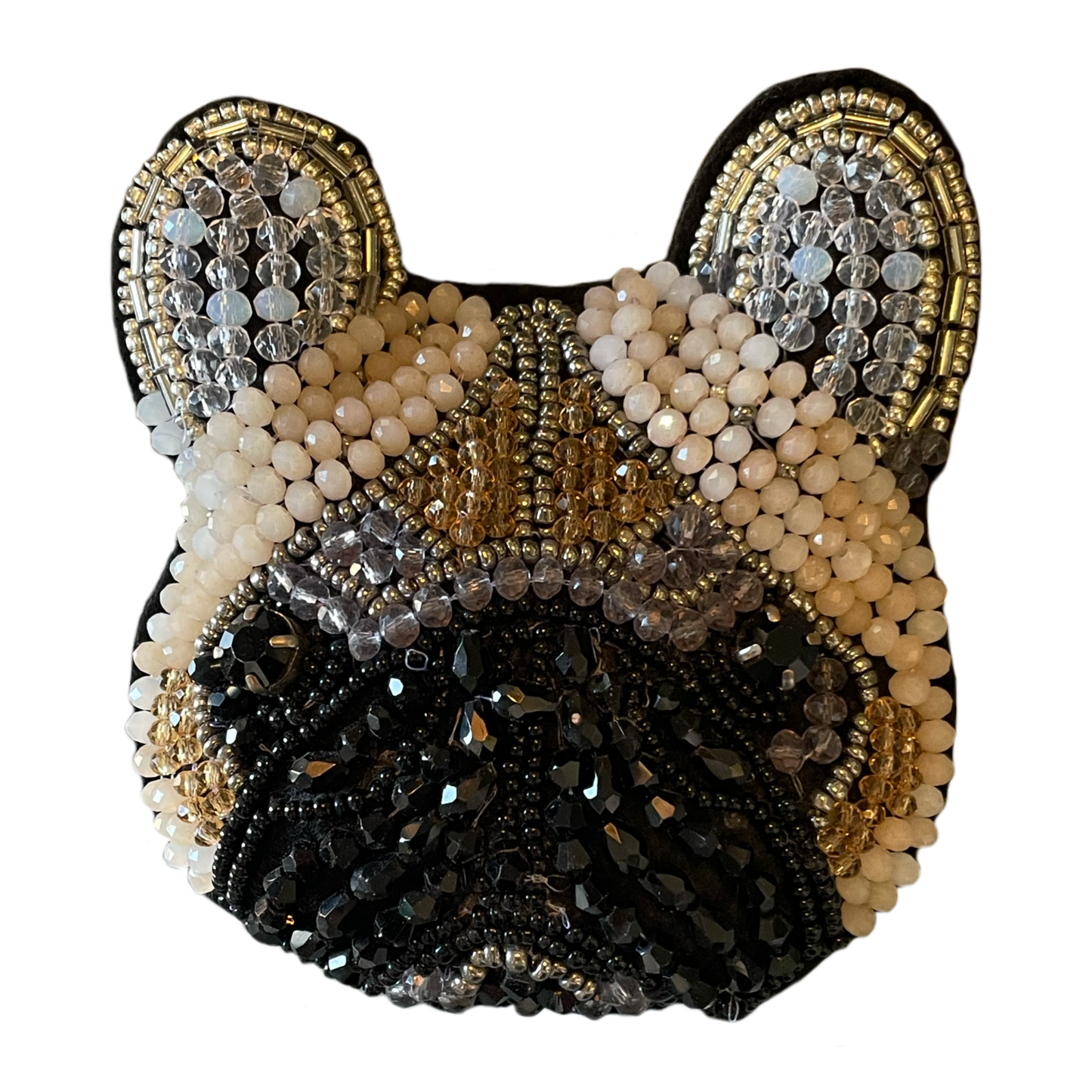 Beaded Frenchie Ornament
