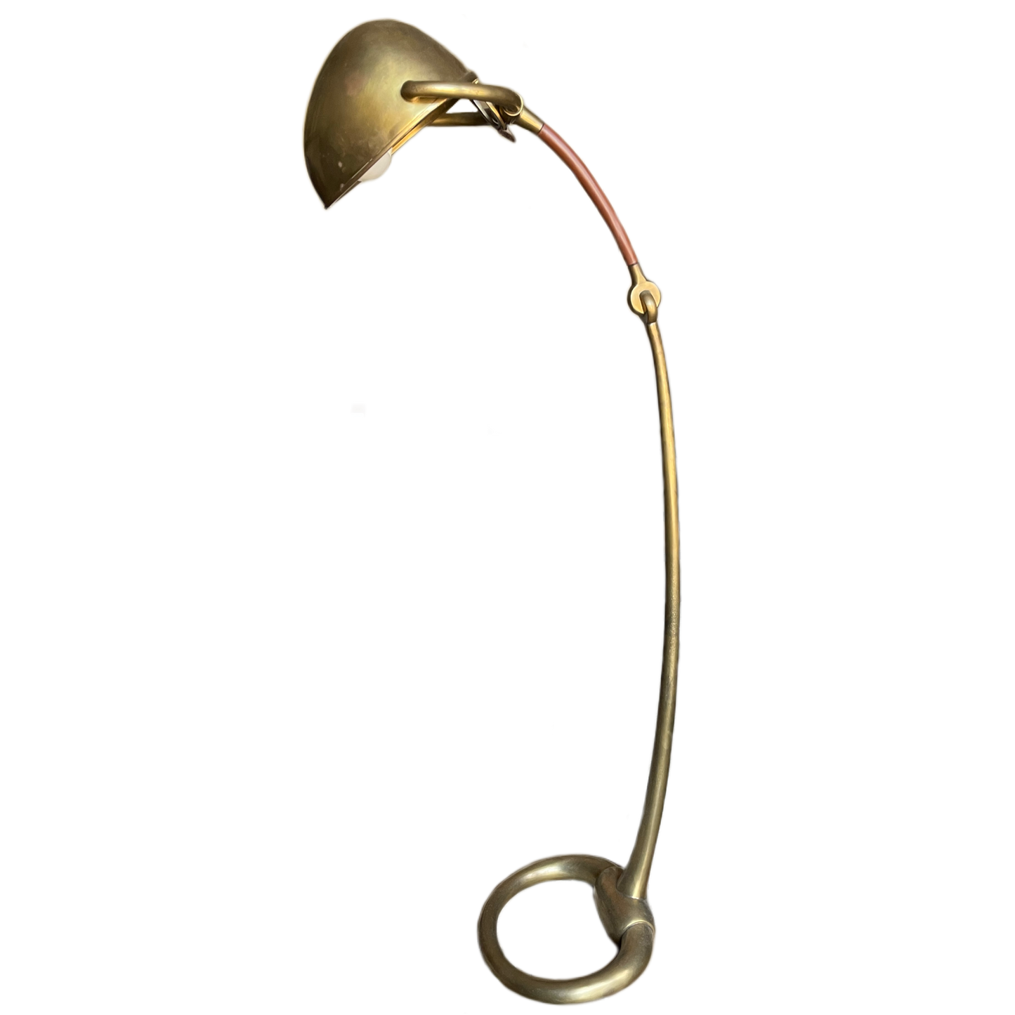 Brass Domed Floor Lamp