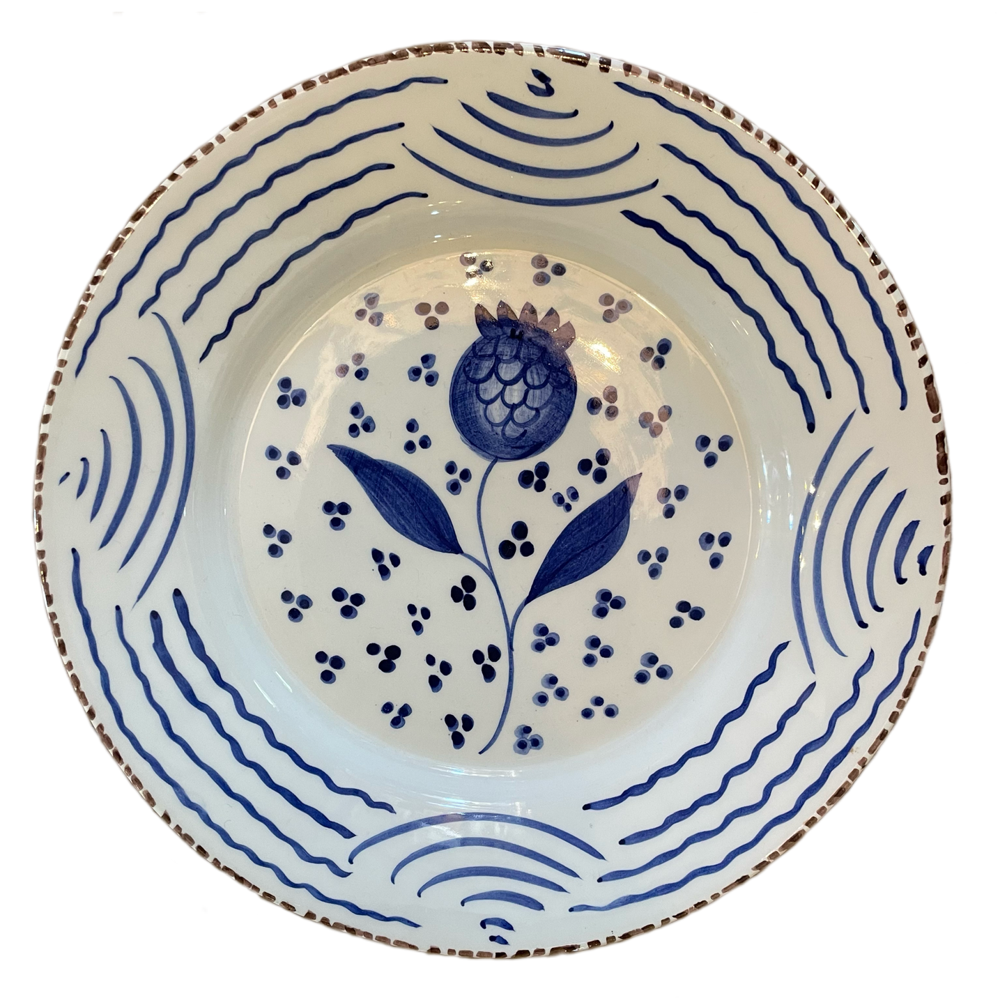 Ceramic Painted Dinner Plate