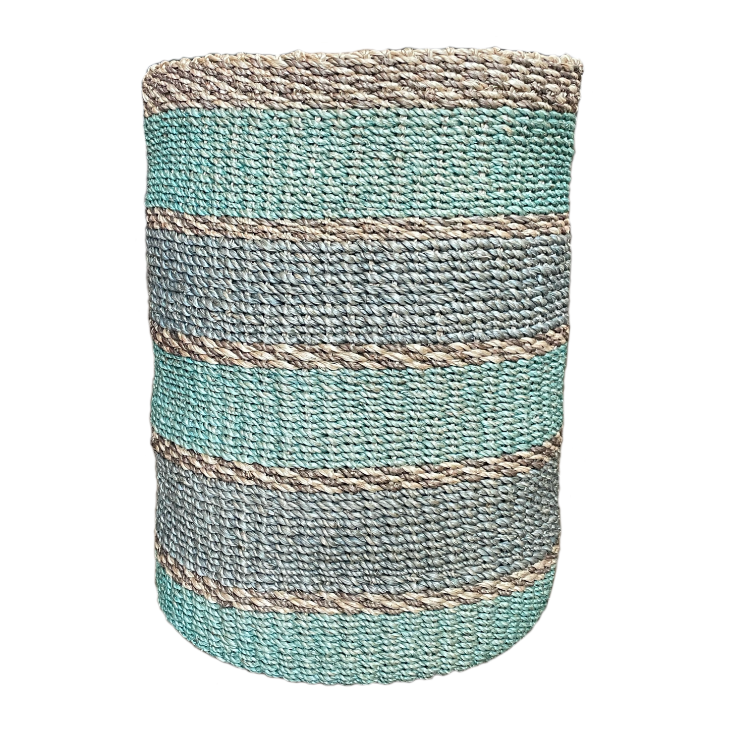 Cylindrical Woven Vase Basket