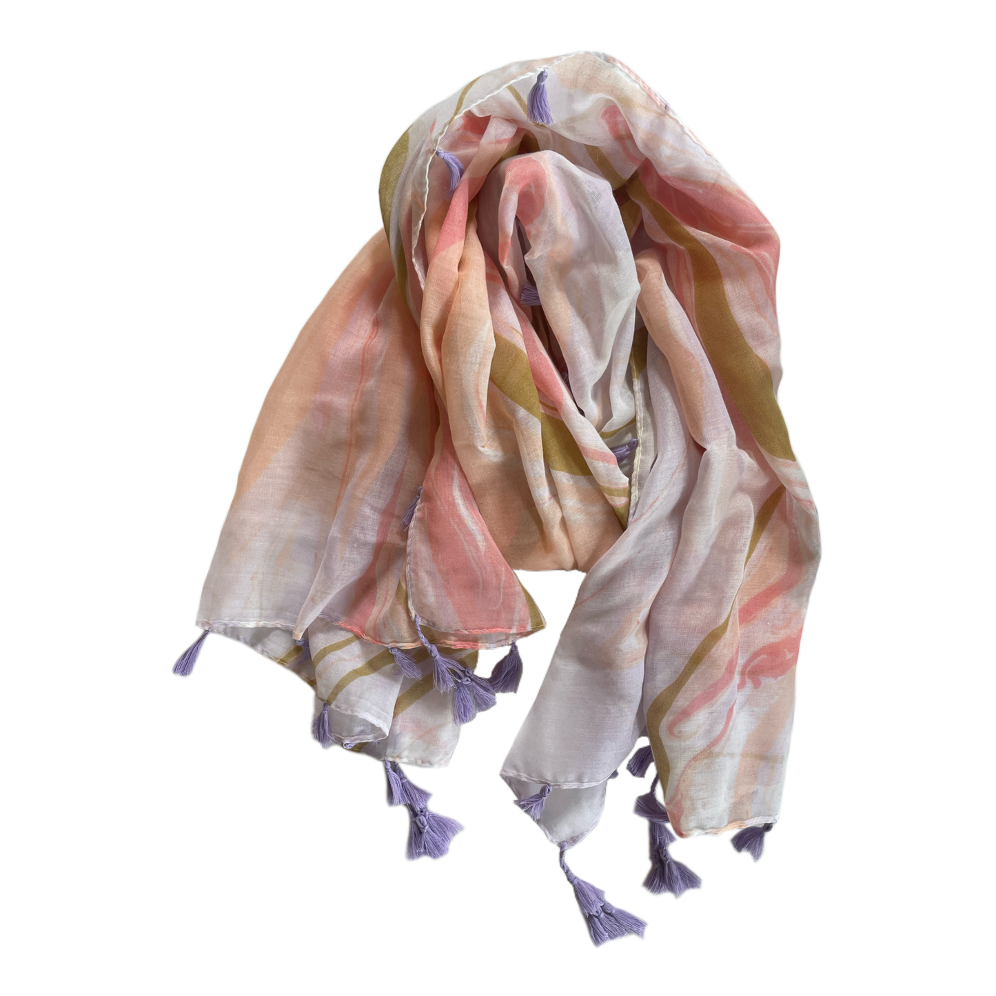 Pastel Marbled Scarf