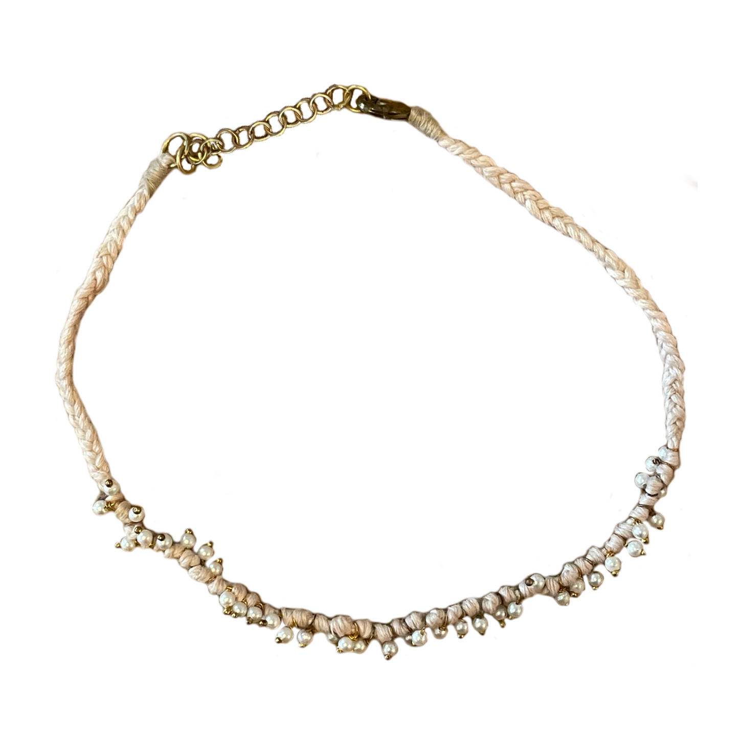 Braided Pearl Choker