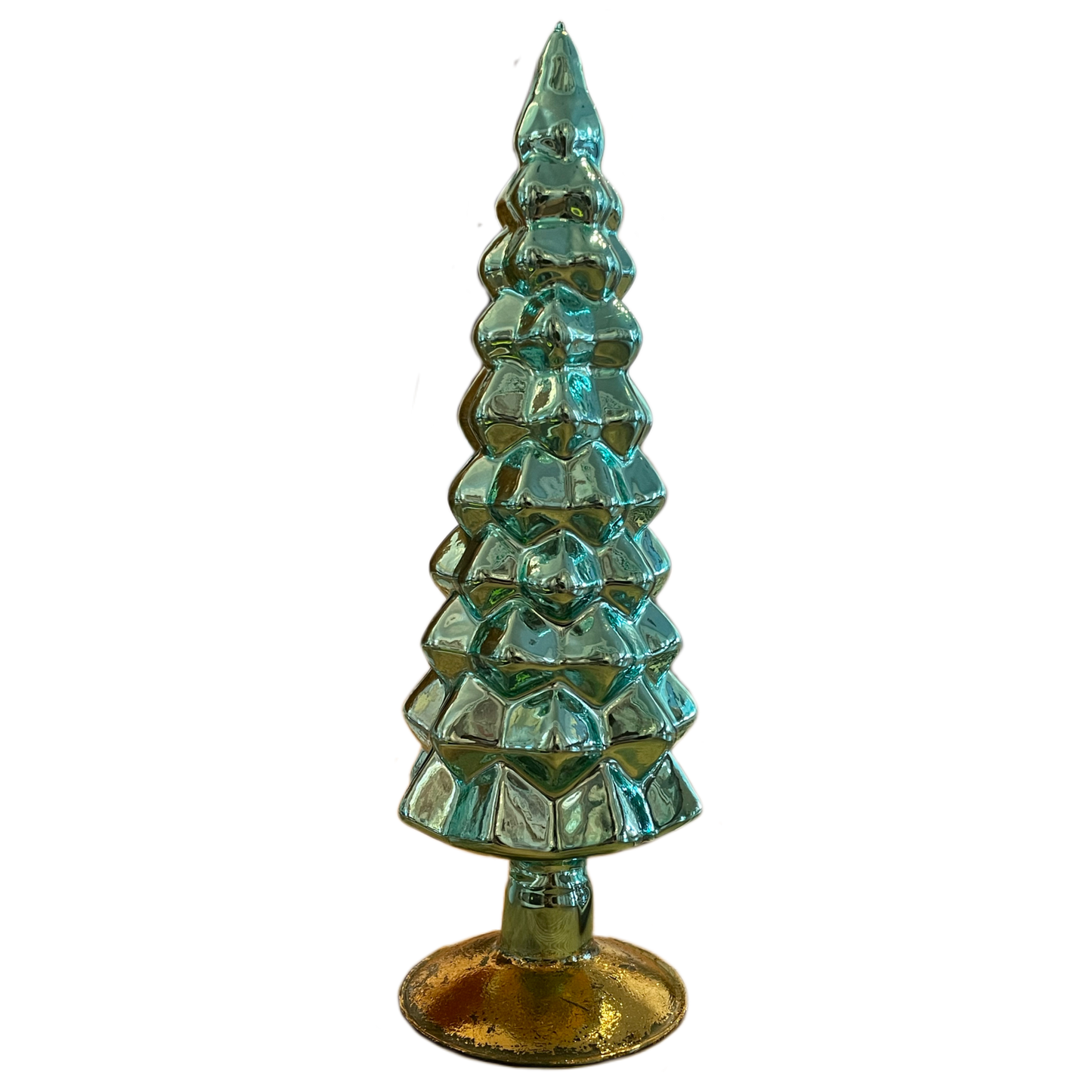 Teal Glass Tree