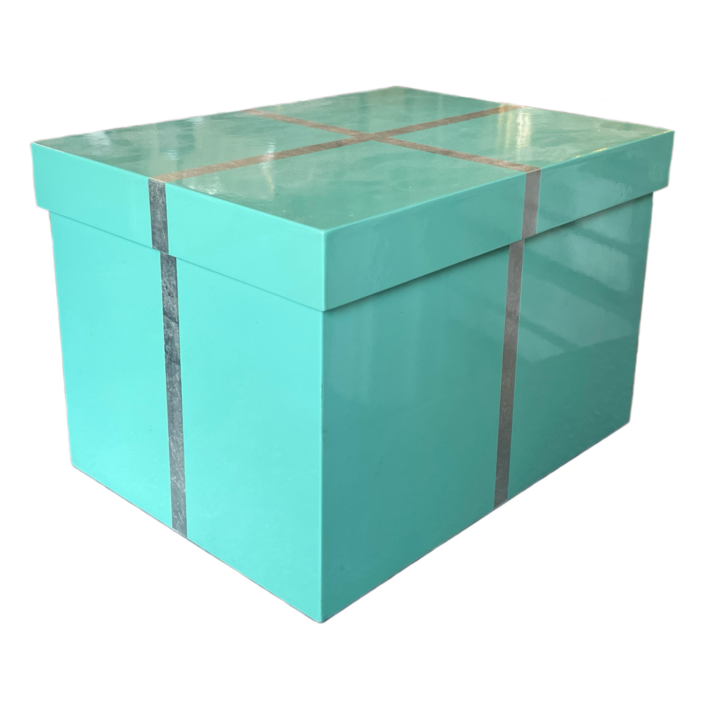 Teal & Silver Gift Box