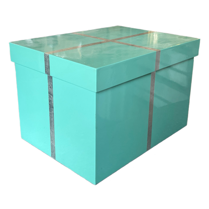 Teal & Silver Gift Box