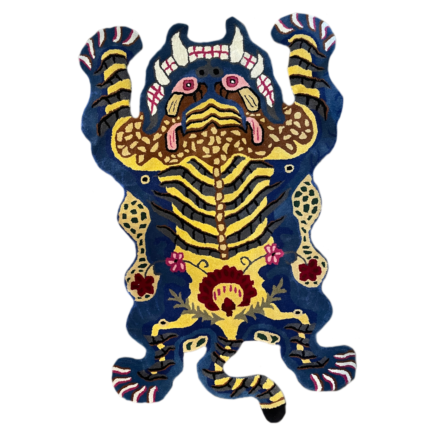 Multicolor Tibetan Tiger Rug