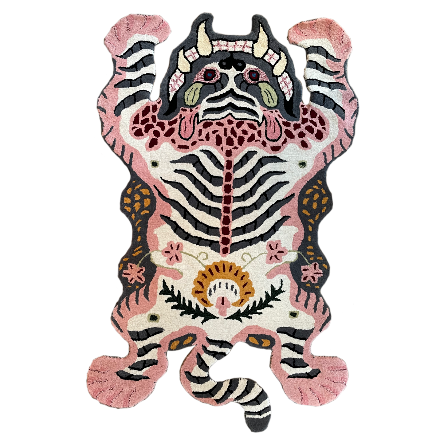 Multicolor Tibetan Tiger Rug