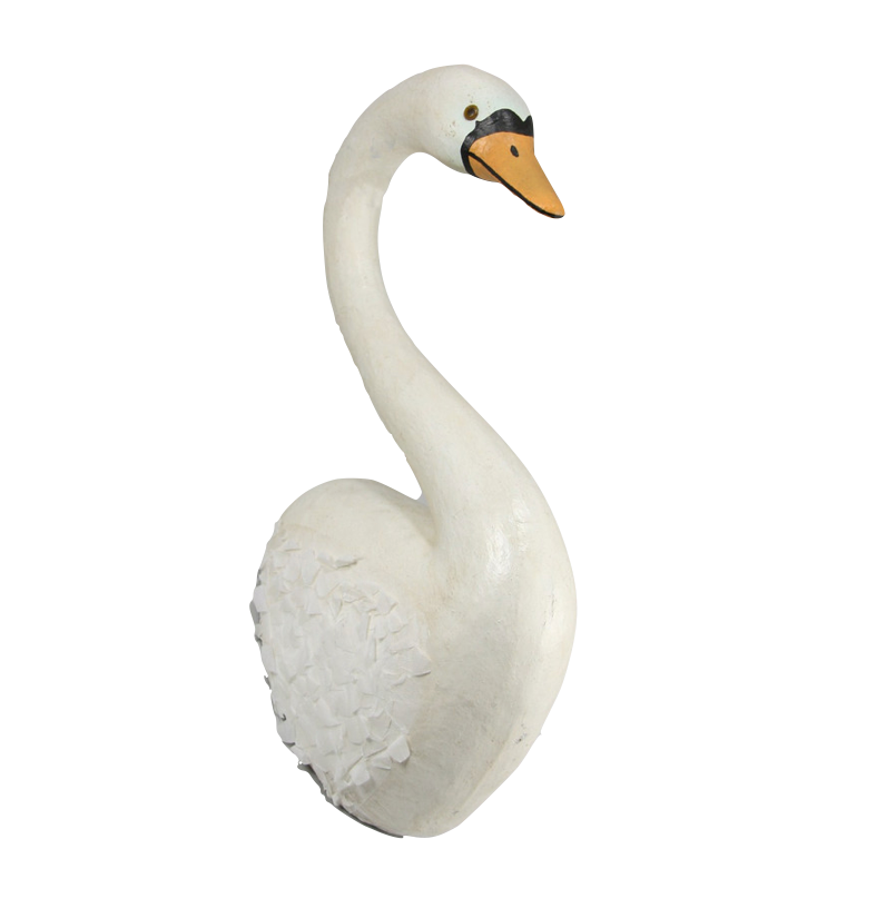 White Swan Wall Mount