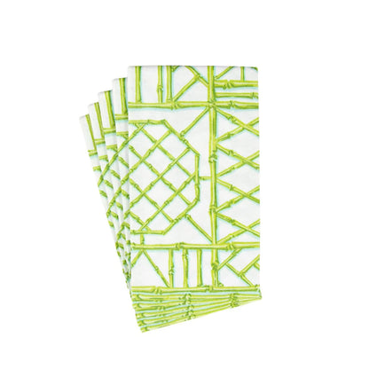 Bamboo Screen Moss Green Napkin