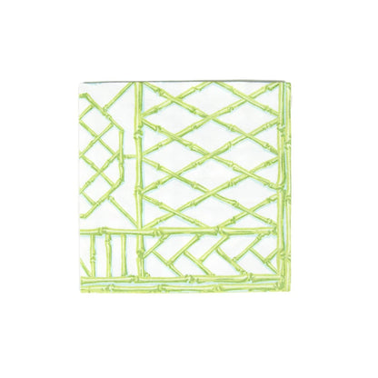 Bamboo Screen Moss Green Napkin