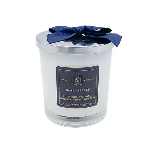Rose & Spruce Candle