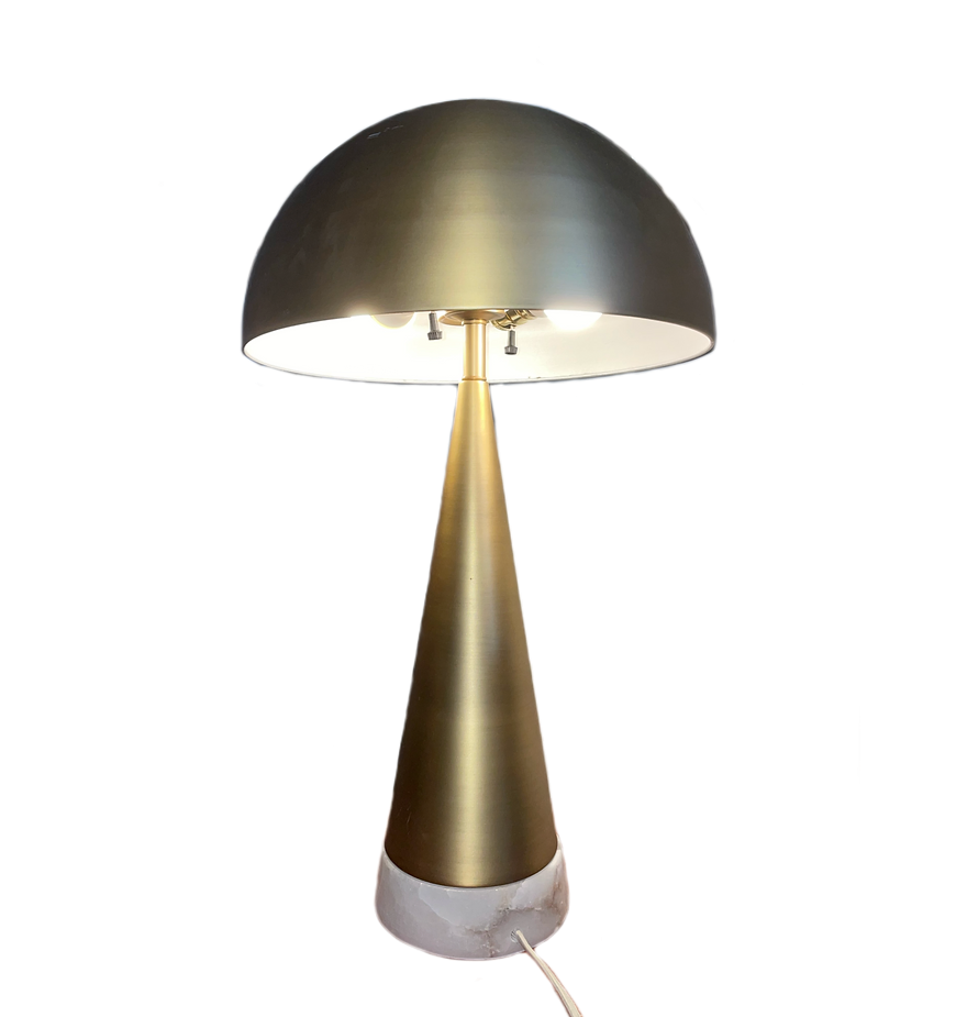Brass Mushroom Lamp