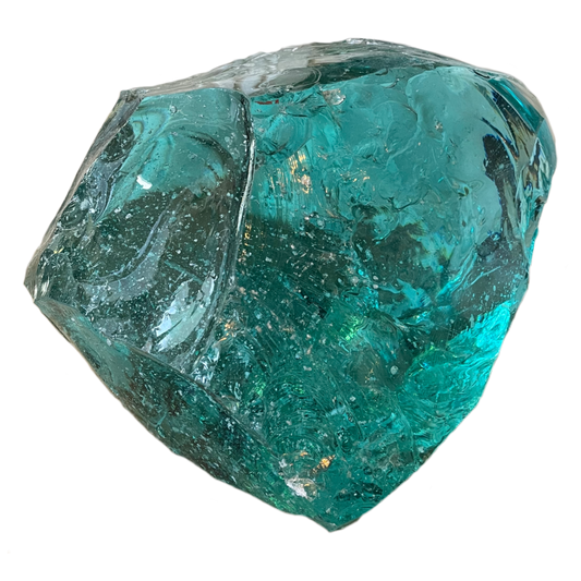 Large Blue Glass Rock