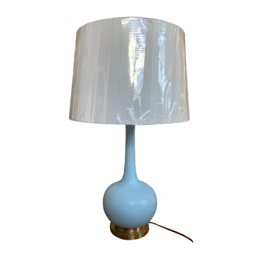 Sky Blue Matte Table Lamp