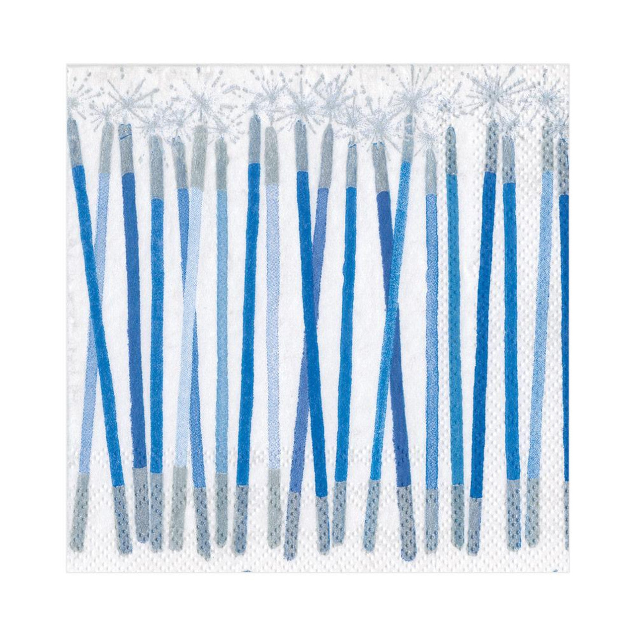 Blue Sparklers Paper Napkins