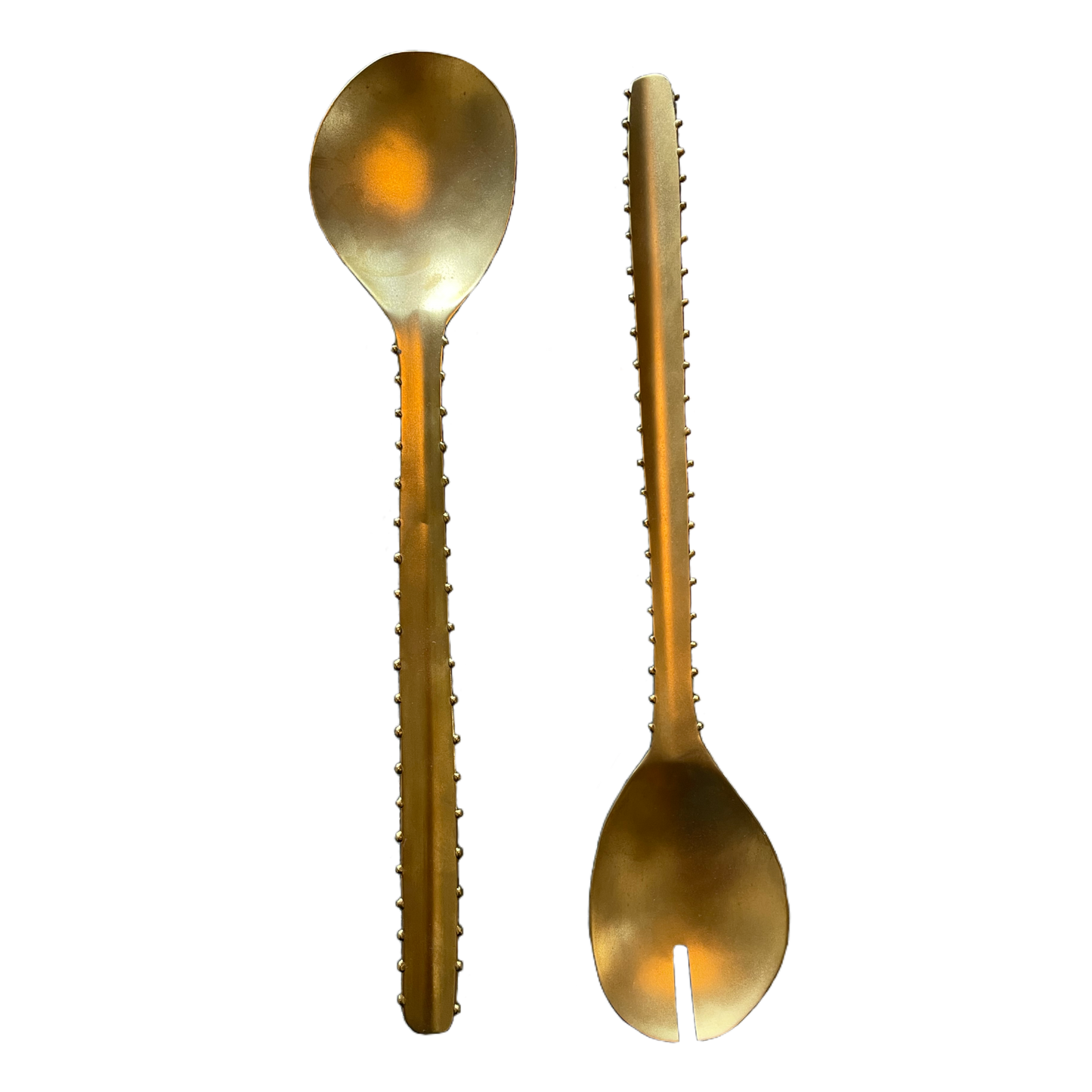 Brass Serving Spoon Set