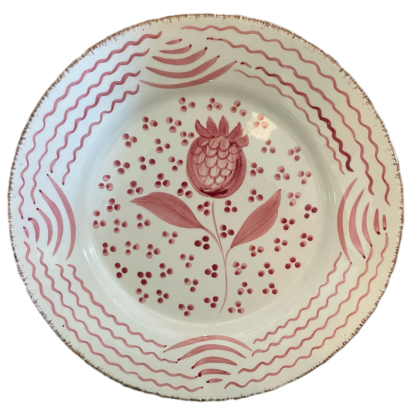 Ceramic Painted Dinner Plate