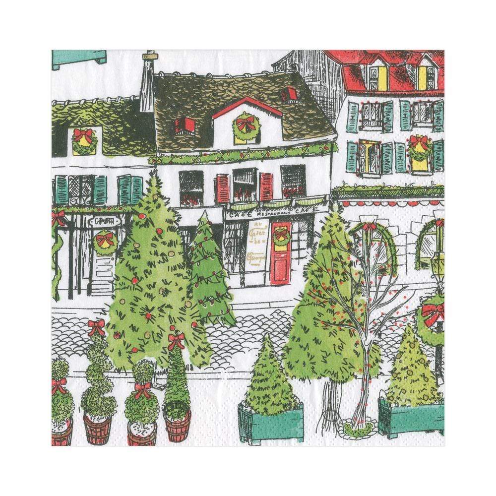 Christmas Village Paper Napkins