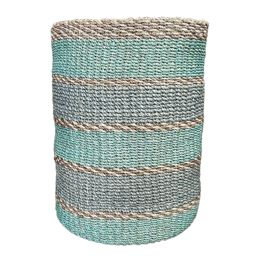 Cylindrical Woven Vase Basket