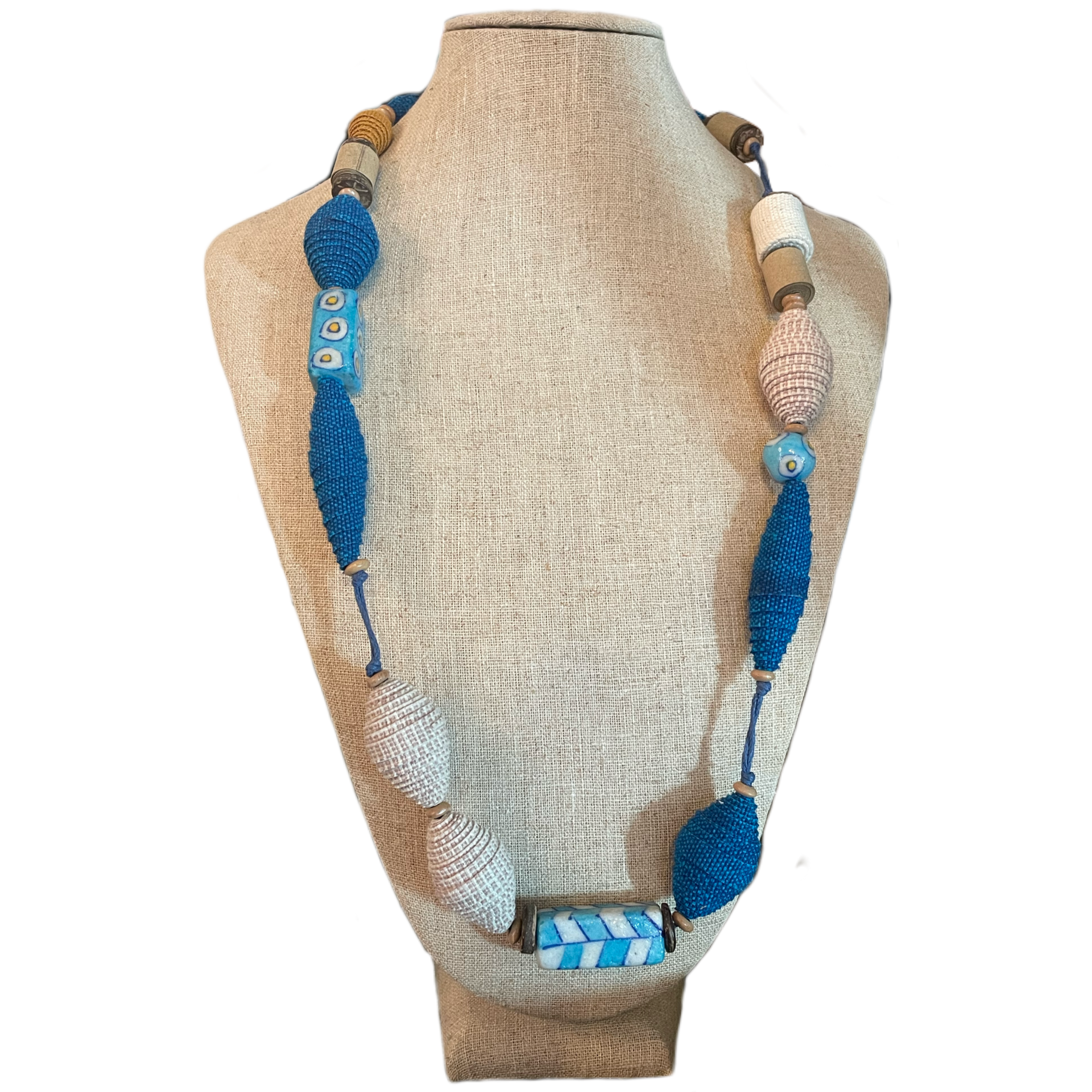 Hand beaded necklaces deals