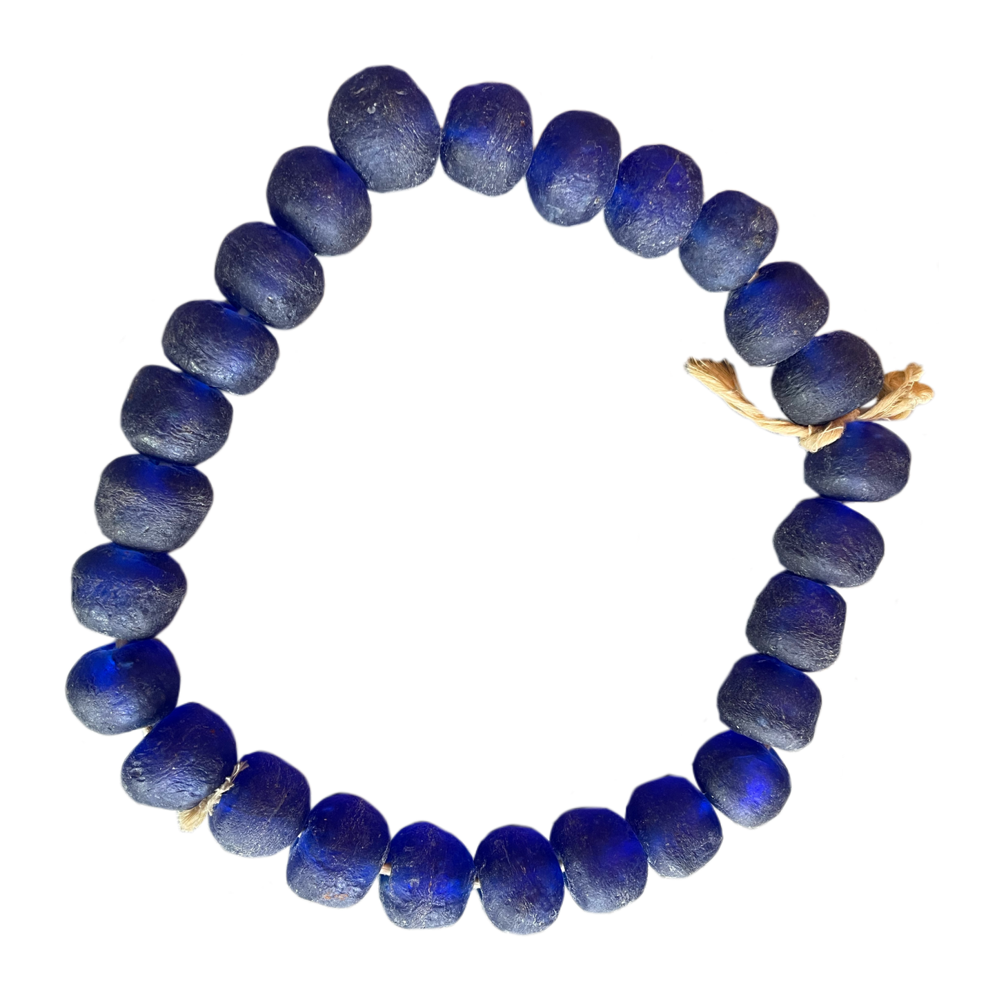 Blue Seaglass Beads