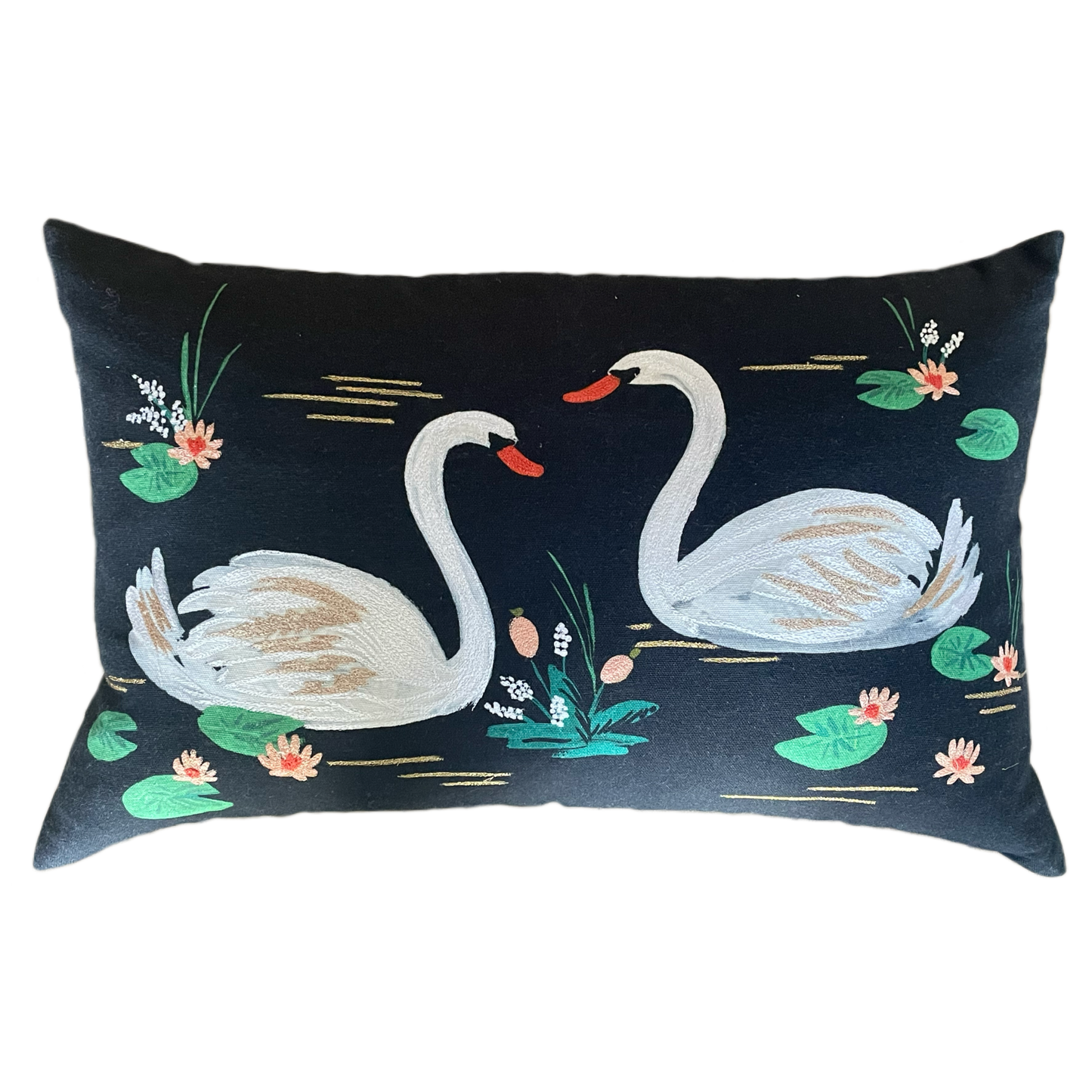 Pair of Swans Pillow