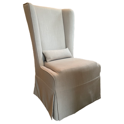 Taupe High Back Dining Chair