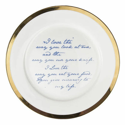 Poetry Plate